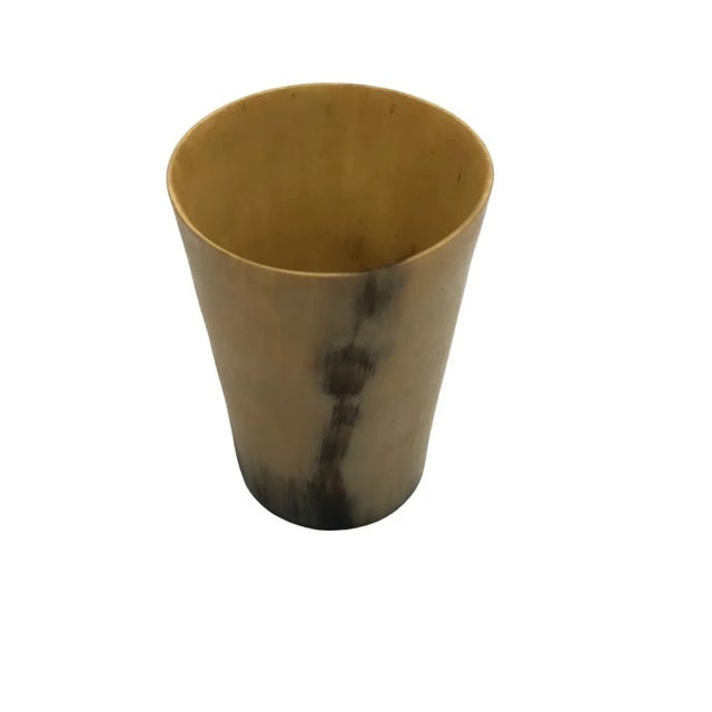 American Early 20th Century Real Moose Antler Horn Cup—Shot Glass For Sale - Image 3 of 12