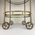 Brown Vintage French Brass Bar Cart, 1950s For Sale - Image 8 of 18