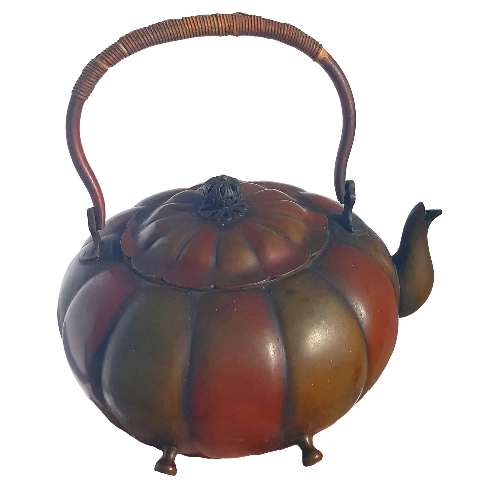 Vintage Chinese Tea Kettle and Stand Chairish
