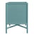 Chinoiserie David Francis Furniture for Chairish Verona Two-Drawer Nightstand, Aegean Teal For Sale - Image 3 of 4