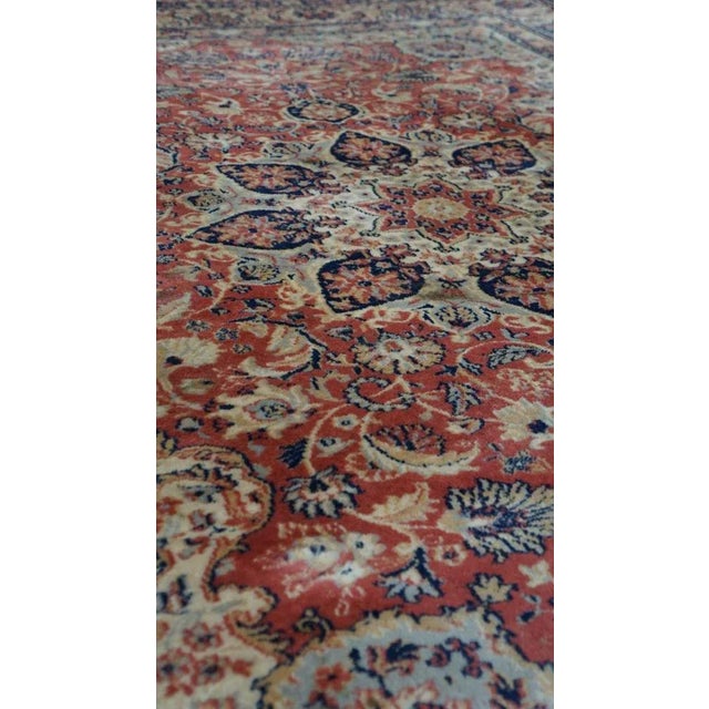 Oriental Rug with Cream, Blue, Red and Pink For Sale - Image 3 of 9