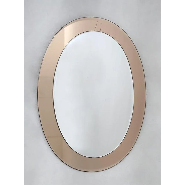 Mid-Century Modern Mid-Century Modern Mirror by Antonio Lupi for Cristal Luxor, Italy, 1960s For Sale - Image 3 of 7