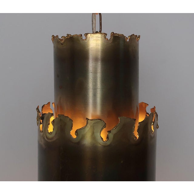 Metal Vintage 6400 Brass Pendant Lamps by Svend Aage Holm Sørensen for Holm Sørensen & Co, 1960s, Set of 2 For Sale - Image 7 of 13