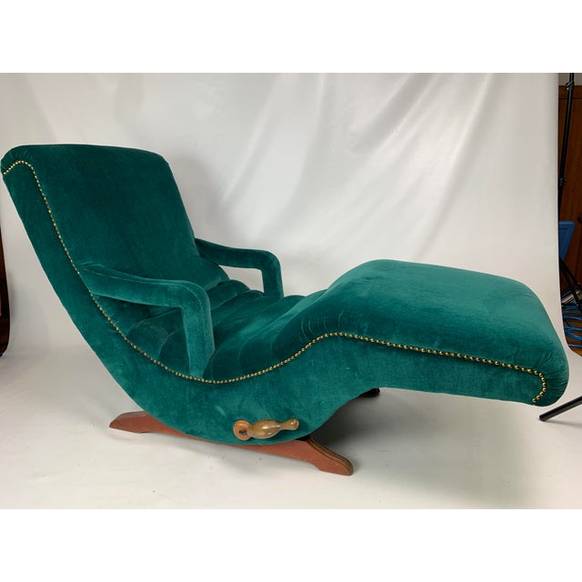 Vintage Mid Century Contour Green Lounge Chair Chairish