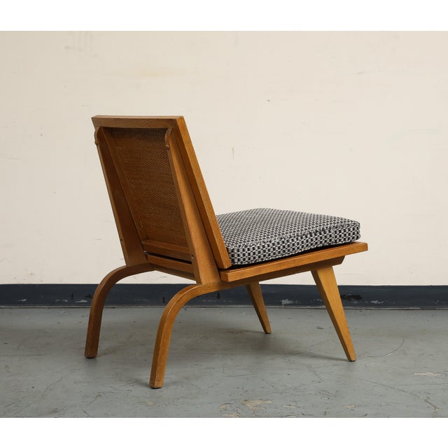 Midcentury Oak Lounge Chair by Edward Durell Stone for Fulbright For Sale - Image 10 of 16