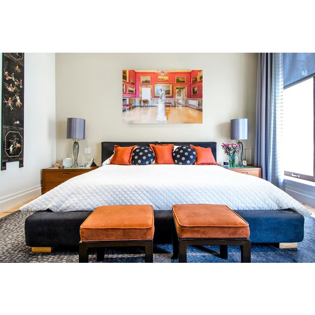 2010s Paintings and Statue, Accademia Museum, Florence Interior Scene Contemporary Photograph by Richard Silver, 24 x 36 For Sale - Image 5 of 5