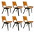 Model P7 Chairs by R. Rainer for Pollak, Set of 6 For Sale