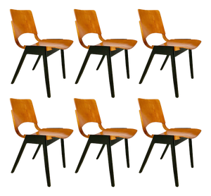 Model P7 Chairs by R. Rainer for Pollak, Set of 6