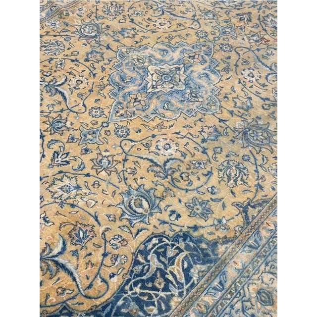 1950s Old Vintage Persian Sarouk Area Rug 7x10 For Sale In Dallas - Image 6 of 12