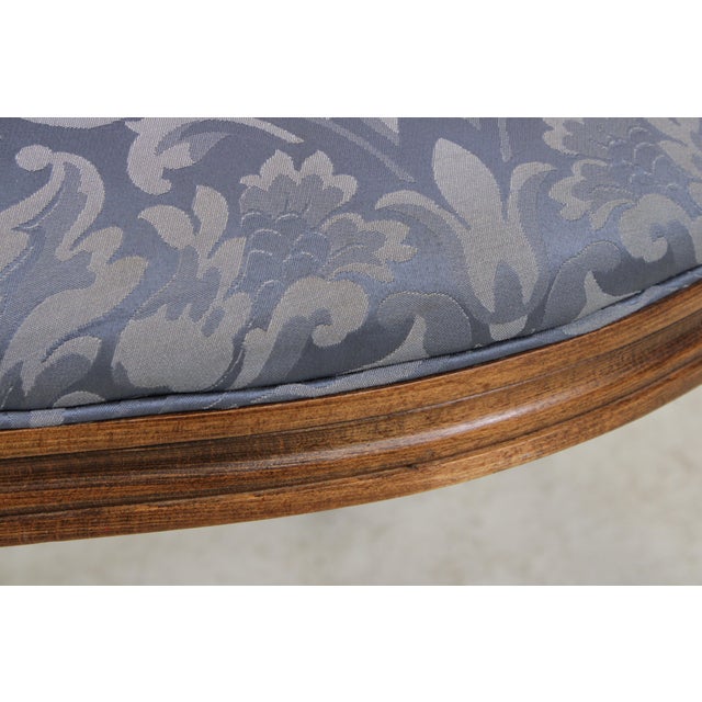 Set of 8 French Louis XVI Upholstered Dining Room Chairs For Sale - Image 11 of 18