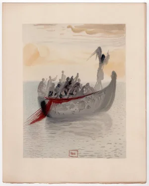 Salvador Dali, The Angel Helmsman, 1964, Original Woodcut