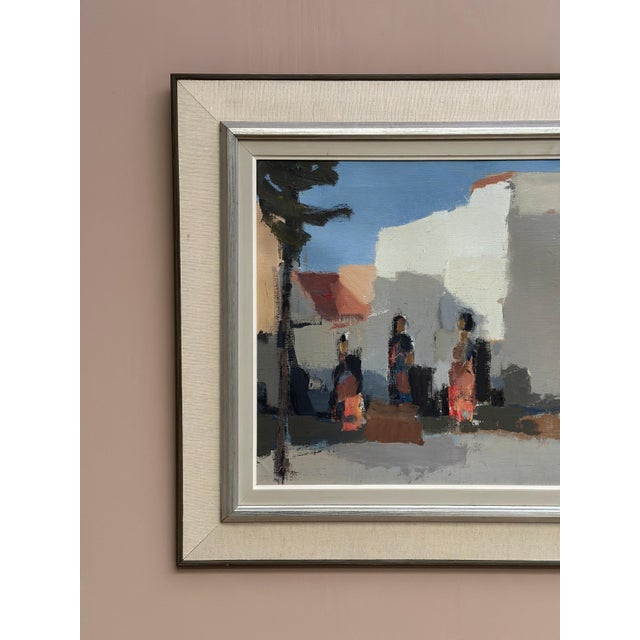 Stig Wernheden, Southern City Scene, 1960s, Oil on Canvas, Framed For Sale - Image 17 of 18