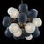Sputnik Lamp with Matte Blue Balloons For Sale - Image 3 of 5