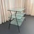 Salterini 1960s Mid-Century Modern Wrought Iron Tiered Glass Side Table Étagère For Sale - Image 4 of 8