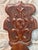 Mid 20th Century Mid 20th Century Spanish Renaissance Revival Carved Walnut Sgabello Hall Chair With Leather Seat For Sale - Image 5 of 11