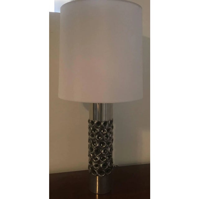 1970s W. Luyckx Aluclair Belgian Table Lamp For Sale - Image 9 of 10