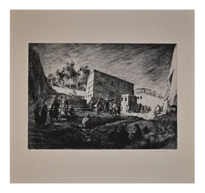 Lino Bianchi Barriviera, Lalibela, Etching, 1939