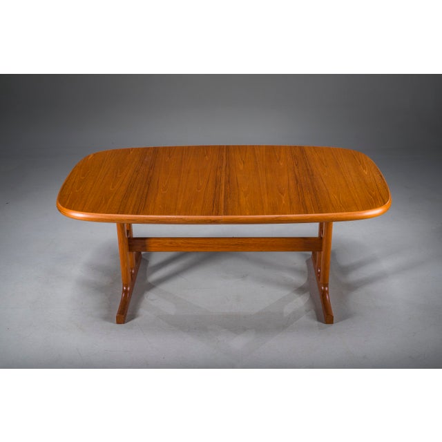 Danish Modern Extendable Teak Dining Table from Glostrup, 1960s For Sale - Image 6 of 17