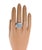 Metal Mid 20th Century John Hardy Classic Chain Blue Topaz Sterling Silver Ring - Size 7 For Sale - Image 7 of 7