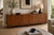 Vintage Baker Furniture Mid-Century Modern Walnut Credenza / Media Console For Sale - Image 11 of 13