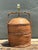 Vintage Woven Rattan Basket Lamp For Sale - Image 10 of 12