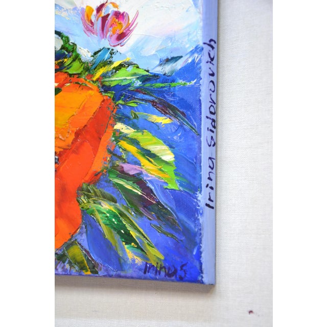 Impressionist Anemones 20.Modern Original Painting. For Sale - Image 3 of 10