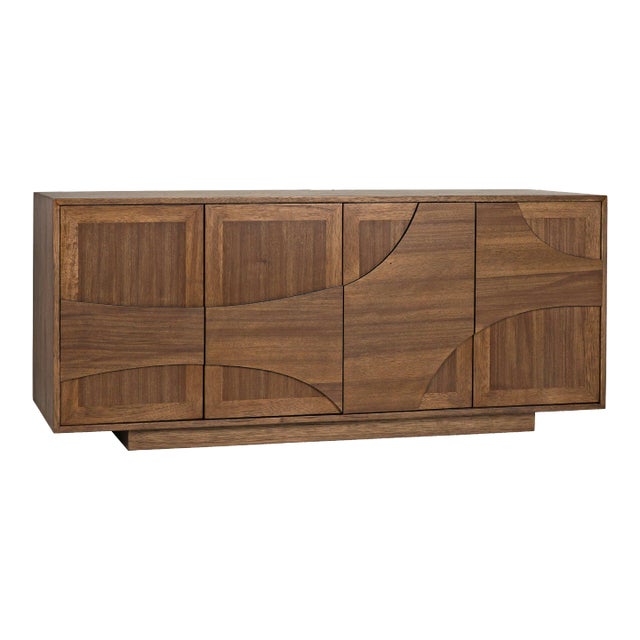 NOIR Collage Sideboard, Dark Walnut For Sale