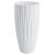 1970s XL Modernist Fluted White Bisque Vase For Sale - Image 5 of 5