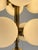 Metal Sputnik Ceiling Lamp in Brass and Satin Glasses For Sale - Image 7 of 10