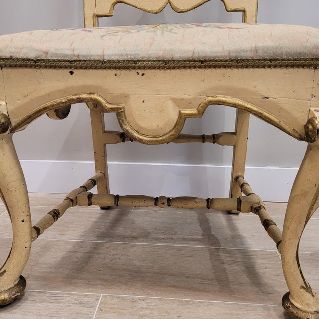 19th Century Baroque Chair Heraldic Emblem, Spain For Sale - Image 12 of 18