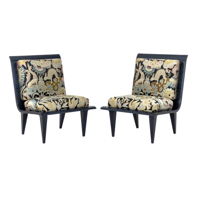 Tassinari & Chatel "Les Chimeres" Chairs, Pair For Sale