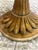 Lotus Flower Dining Table in Wood Carved with Gold Leaf and Octagonal Top in Ground Glass, 1970s For Sale - Image 9 of 11