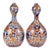 Mid 20th Century Pair of Japanese Imari Double Gourd Vases For Sale