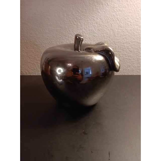 GORGEOUS Vintage Wilton Armetale USA 8" Aluminium Apple Figurine. This vintage Wilton Armetale USA aluminium apple...