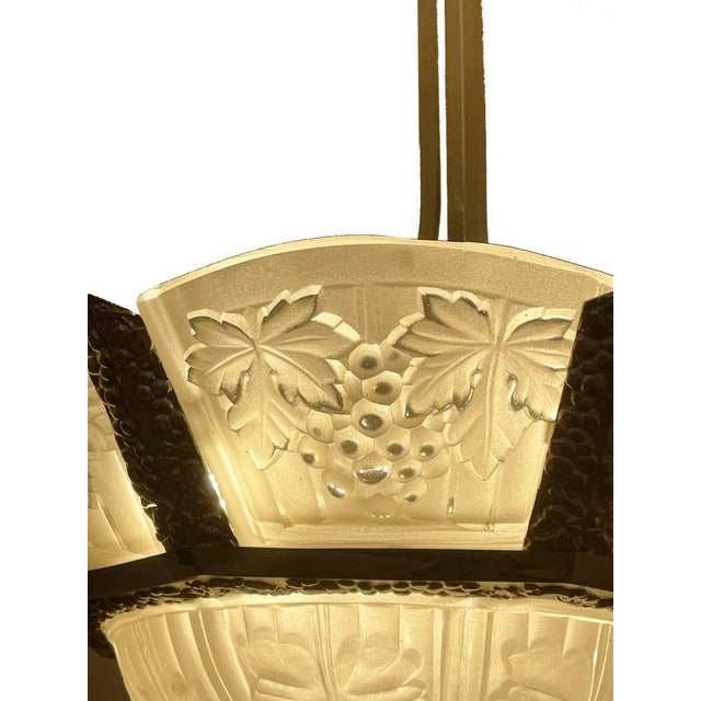 Art Deco Noverdy Ceiling Lamp, 1930 For Sale - Image 13 of 16
