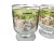This is a set of 3 beautiful tumbler glasses featuring a floral/plant pattern. Made of glass with a multicolor design,...