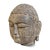 Asian Mid 20th Century Black Stone Buddha Head Statue For Sale - Image 3 of 6