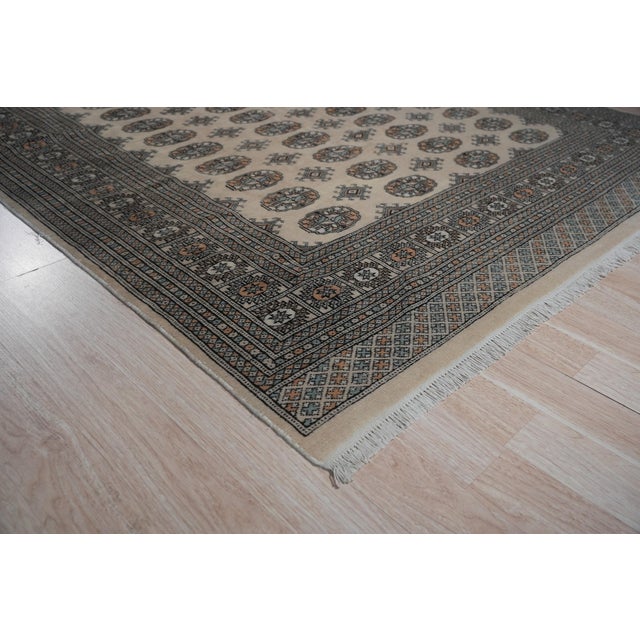 10x14 Rustic Nina Beige Geometric Modern Nan Carpet Rug For Sale - Image 4 of 7