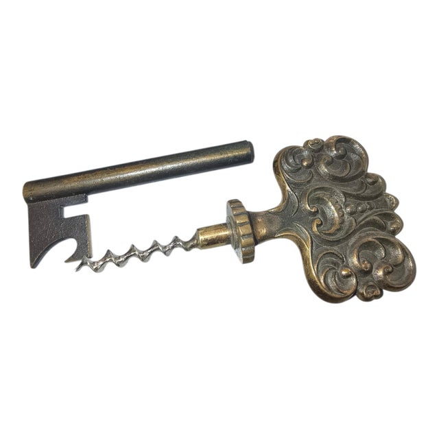 Carl Auböck Baroque Key as Bottle Opener and Corkscrew by Carl Auböck for Werkstätte, 1950s For Sale - Image 4 of 6