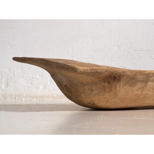 Antique Carved Wooden Bowl For Sale - Image 3 of 10