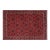 Anitque Red Handknotted Wool Rug 6.5x9.7 For Sale