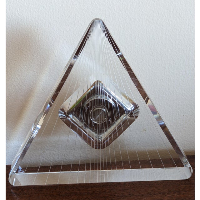 Beautiful Vintage Crystal Bulova Clock For Sale - Image 4 of 10