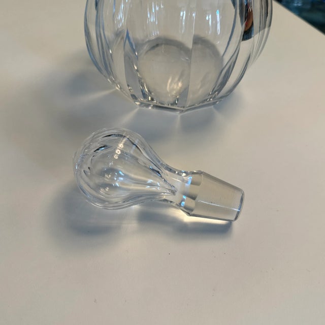 American Tiffany Crystal Decanter Tulip Shaped For Sale - Image 3 of 6