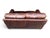 Restoration Hardware Brown Leather Two-Cushion Sofa With Rolled Arms and Bun Feet For Sale - Image 10 of 14