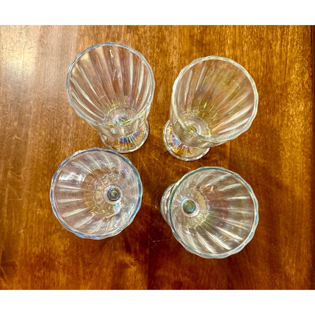 Soda Fountain Iridescent Glasses For Sale - Image 11 of 12