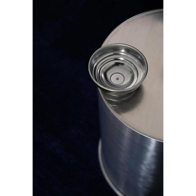 Not Yet Made - Made To Order RL 03 Mini Bowls in Brushed Aluminum by Caspal, Set of 2 For Sale - Image 5 of 7