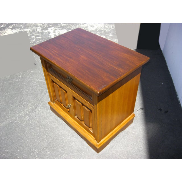 Mid Century Modern Bassett One Drawer Nightstand End Table Chairish