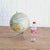 Educational Tabletop World Globe in Glass and Paper, 1950s For Sale - Image 13 of 14