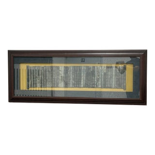 Chinese Thirty Six Stratagems Black Stone Carving Panel, Framed For Sale