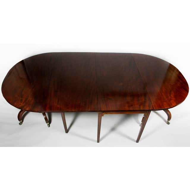 Irish Regency Two Pedestal Dining Table Chairish